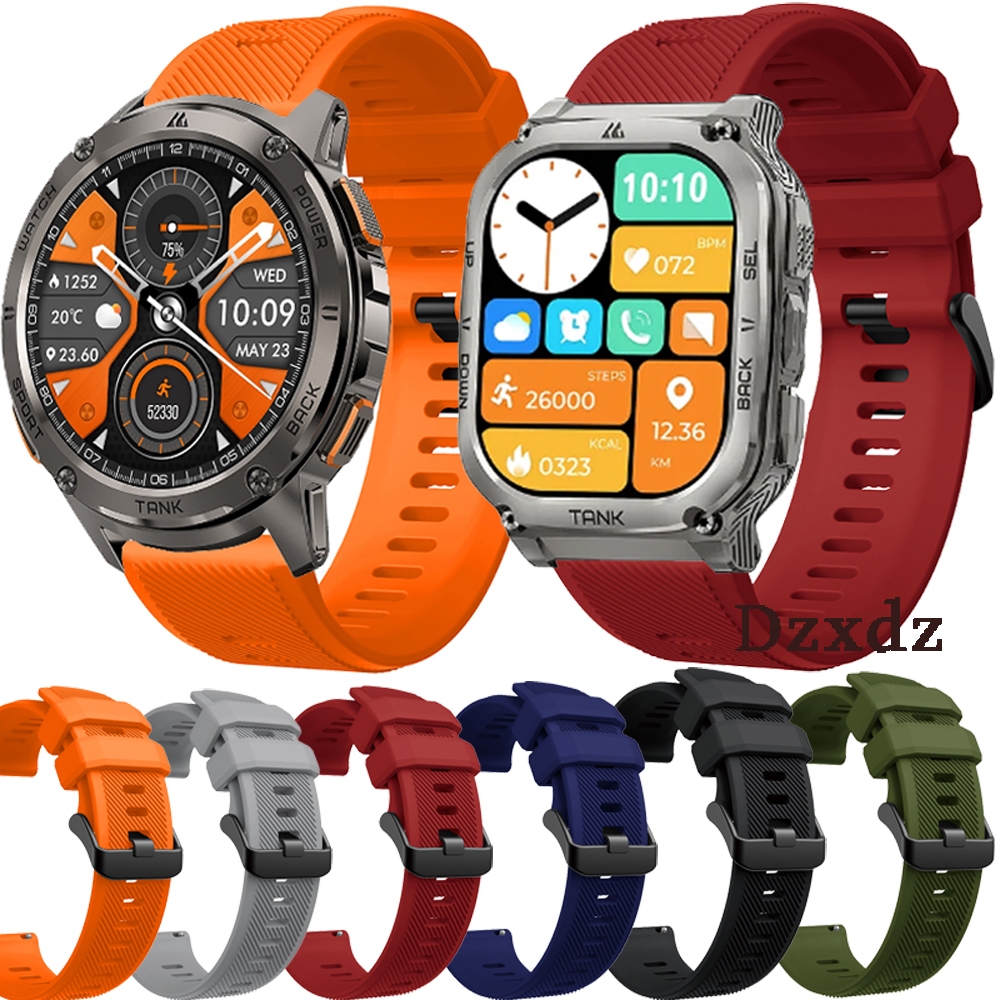 ฟิล์ม KOSPET TANK M3 T3 Ultra สาย สายซิลิโคนสําหรับ KOSPET TANK T2 M2 Ultra สมาร์ทวอท์ชสายรัดซิลิโคน