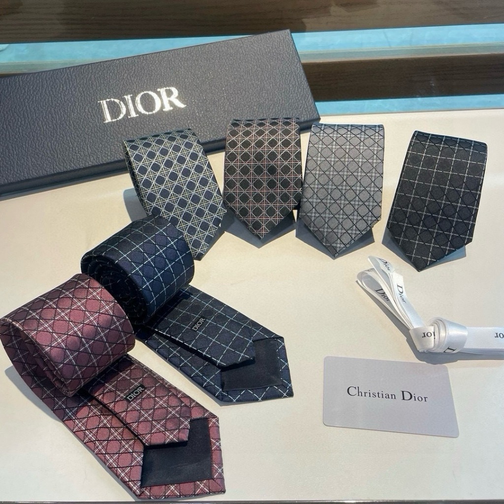 Diors Men Women Fashion Casual Silk เน็คไทสไตล์ใหม่