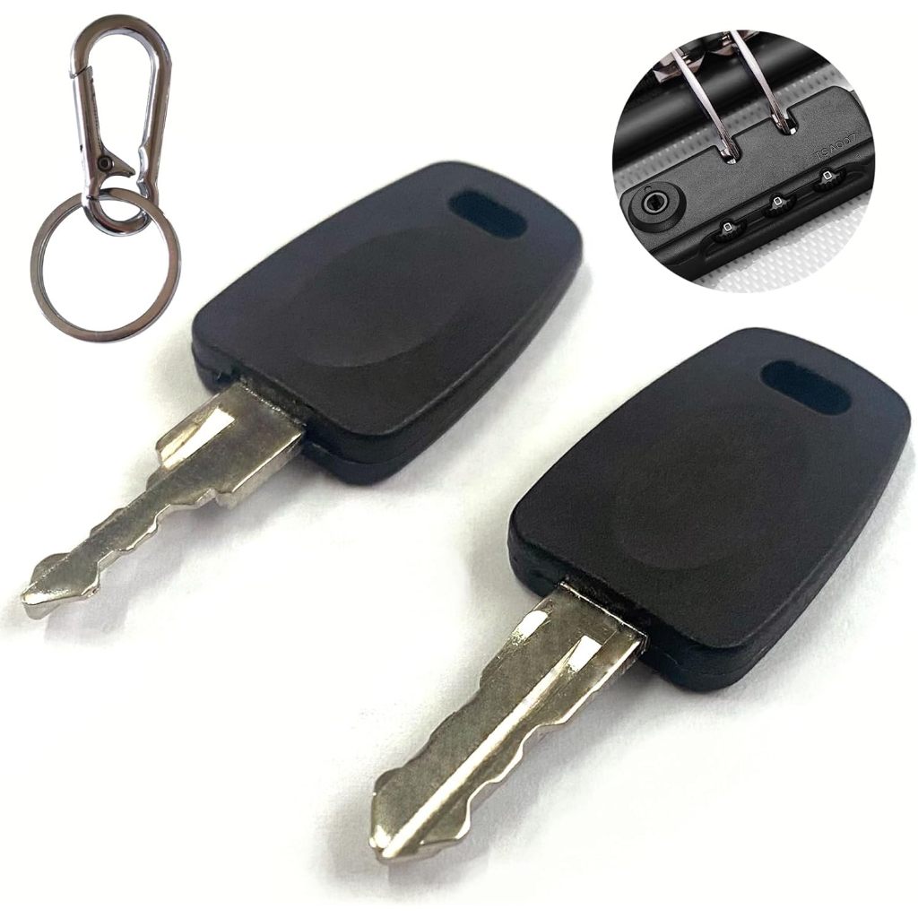 2 ปุ่มสําหรับ TSA007 TSA002 กุญแจกระเป๋าเดินทางหลัก,Universal ได้รับการอนุมัติ TSA007 TSA002 กระเป๋า