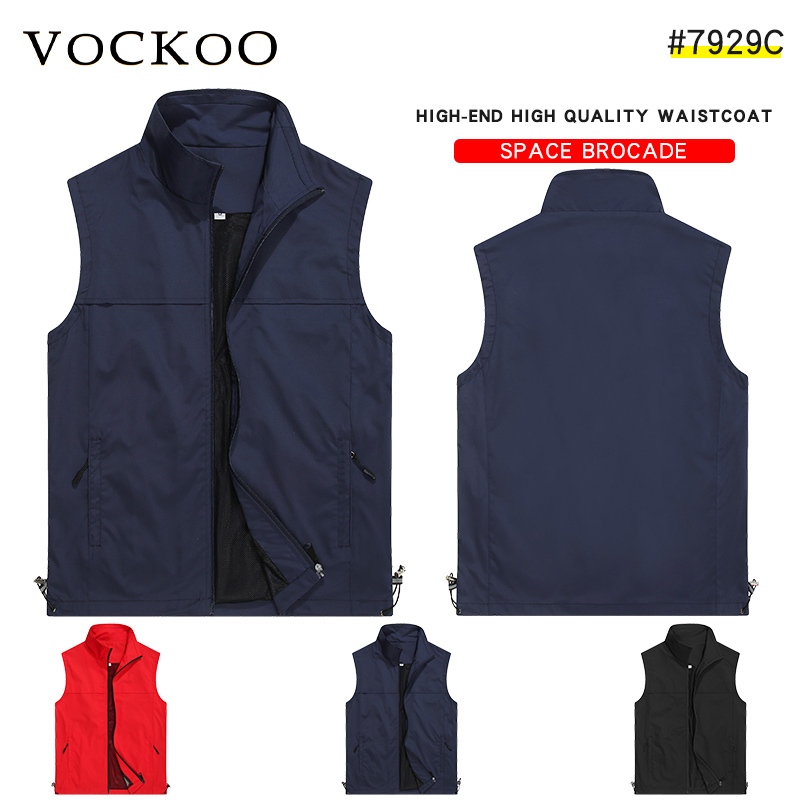 High-end Enterprise Workwear Vest โลโก้ที่กําหนดเอง Student Union Campus Adission การศึกษา Exhi