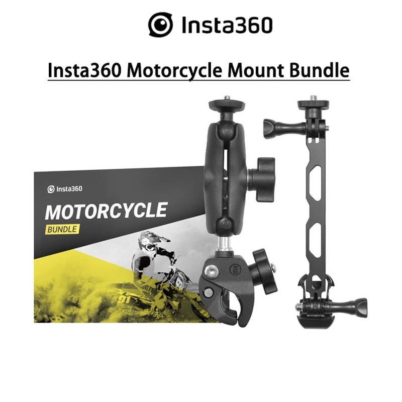 ของแท้insta360 Motorcycle Mount Bundle สําหรับอุปกรณ์เสริมสําหรับกล้อง insta360 X5/X4/X3/X2/X/ONE RS