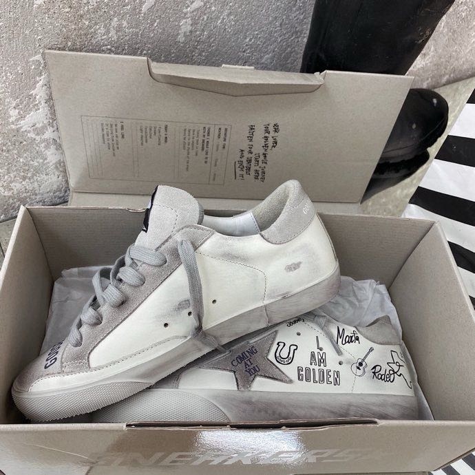 GGDB Rubber Outsole Shoes Small Dirty Shoes Casual Scrawl Lady Shoes