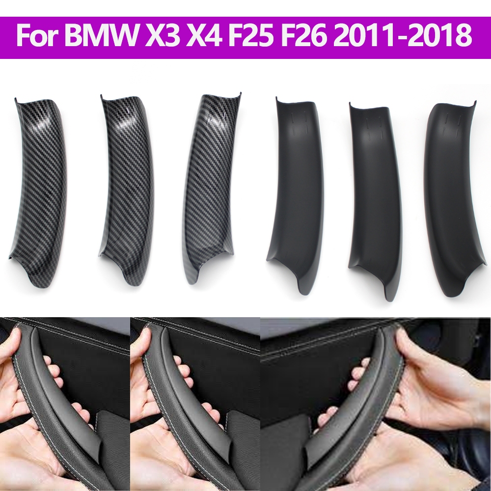 สําหรับ BMW X3 X4 F25 F26 RHD รถซ้ายขวาภายในประตูดึงชุดดึงฝาครอบ 2011-2018