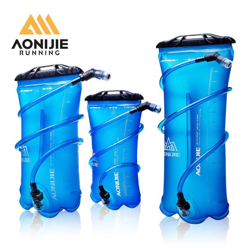 Aonijie SD16 SD62 Hydration กระเพาะปัสสาวะ TPU อ่างเก็บน้ํา BPA ฟรี 1.5L 2L 3L Hydration Pack กระเพาะปัสสาวะเปิดขนาดใหญ่สําหรับ Hydration Pack สําหรับขี่จักรยานเดินป่าวิ่ง
