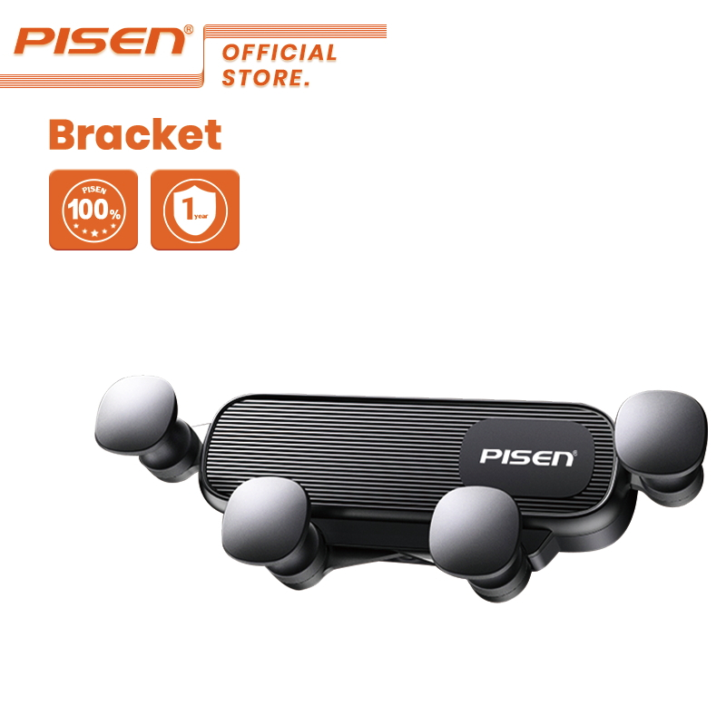 New PISEN(LP-CZ50) Mini Car Clip Car Phone Holder ขนาดปรับได้มั่นคงสำหรับโทรศัพท์ขนาด 4.7-7 นิ้ว