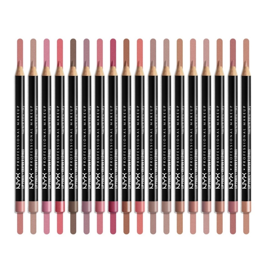 NYX Slim Lip Liner ยอดนิยมที่สุด Lip Liner ดินสอ Matte Velvet ลิปสติกปากกาติดทนนาน Non-drying Matte Lip Liner ลิปสติกลิปแต่งหน้า