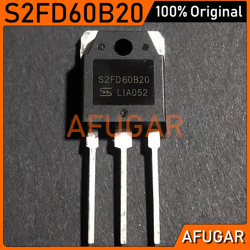 3 ชิ้น S2FD60B20 60A 200V TO-3P หลอดบํารุงรักษาพิเศษสําหรับเครื่องเชื่อมไฟฟ้า Fast Recovery Diode
