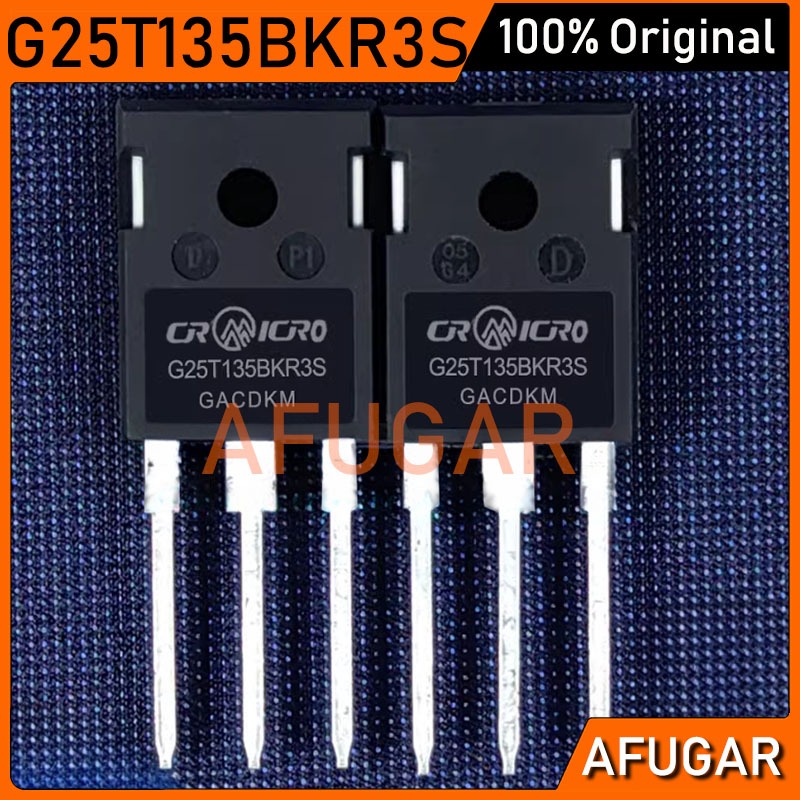 3 ชิ้น Original G25T135BKR3S TO-247 25T135 TO247 25A/1350V อินเวอร์เตอร์ IGBT ทรานซิสเตอร์ใหม่เดิม