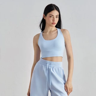 Hoppe Fumeng padded สปอร์ตบราสําหรับออกกําลังกายสําหรับผู้หญิง