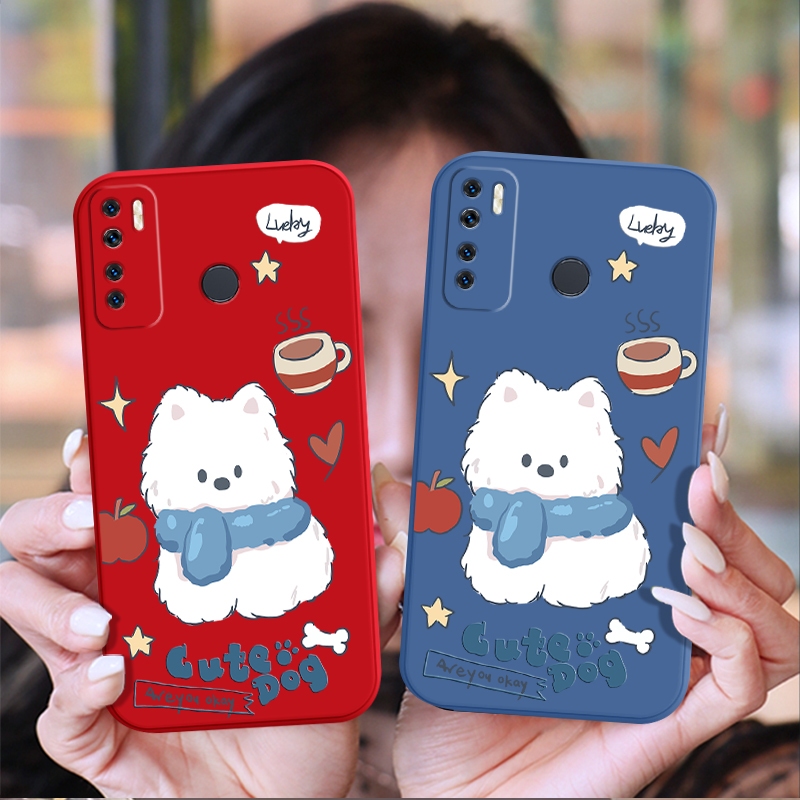 เคสสําหรับ INFINIX X655 CAMON 15 SPARK 5 KE5 CD7 เคสโทรศัพท์ CUTE DOG series กันกระแทก Soft TPU Cove