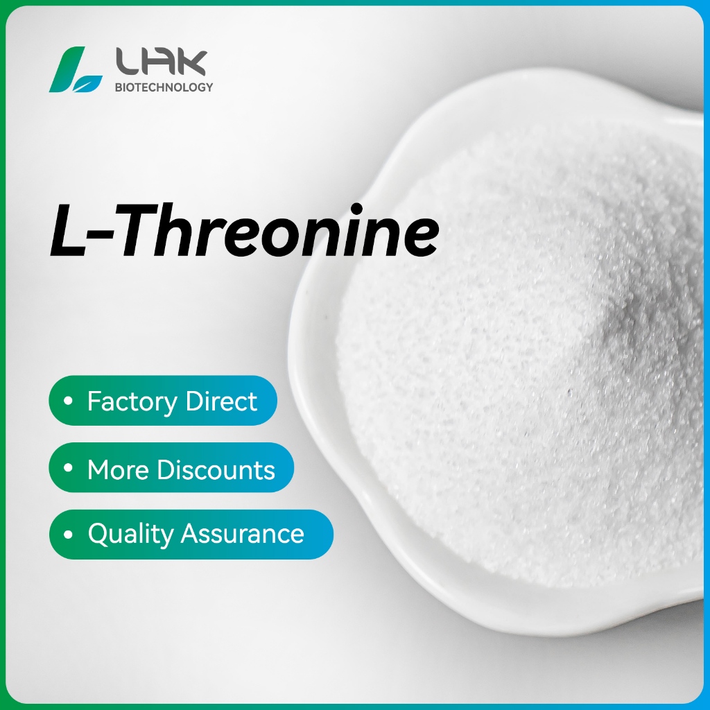 โรงงานขายส่งและขายปลีก Food Grade L-Threonine CAS 72-19-5