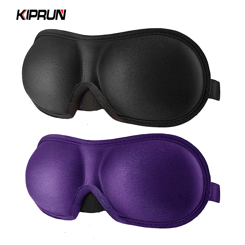 คิปรัน 3ง นอนหน้ากากสําหรับนอนหลับ,100% บล็อกออกแสง,สเตอริโอผ้าฝ้ายปิดตาชายและหญิงอากาศเดินทางนอนหลับตาปกแพทช์ตา