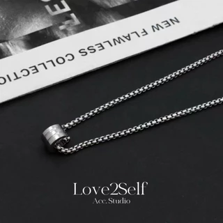 Love2Self X068 Hip Hop เอวเล็ก 60 ซม.สร้อยคอสแตนเลส Unisex Non Tarnish Minimalist กันน้ํา Punk