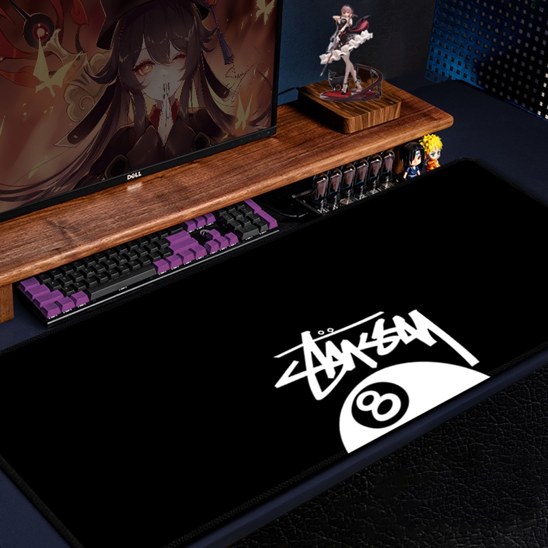 แผ่นรองเมาส์ Stussy 8 Ball Personalized Mousepad แผ่นรองเมาส์ขนาดใหญ่ Gaming Extended Desk Mat ราคา ถูกที่สุด ดีลบีเคเค แกลเลอรีภาพที่ 6