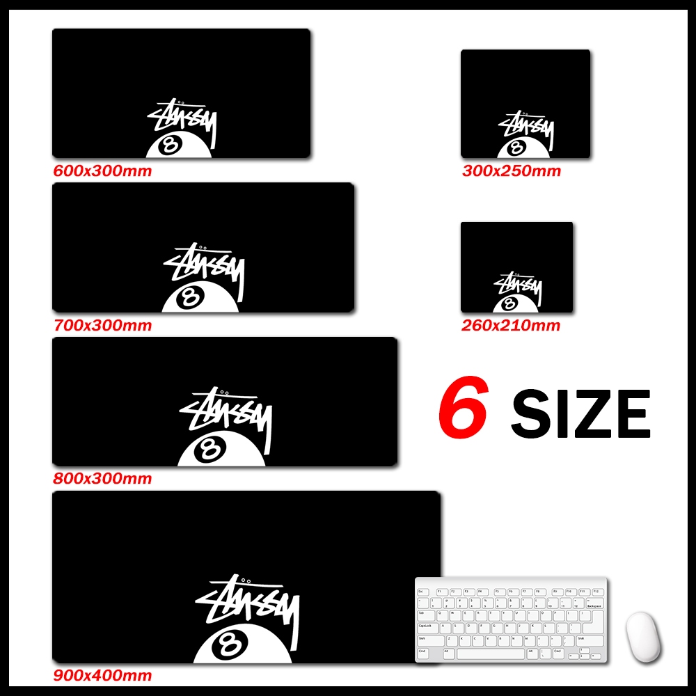 แผ่นรองเมาส์ Stussy 8 Ball Personalized Mousepad แผ่นรองเมาส์ขนาดใหญ่ Gaming Extended Desk Mat ราคา ถูกที่สุด ดีลบีเคเค แกลเลอรีภาพที่ 7