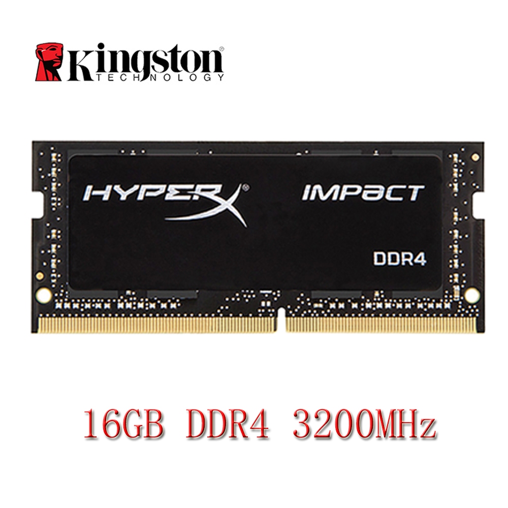 Kingston HyperX Impact DDR4 RAM 16GB DDR4 3200MHz PC4-25600 โอเวอร์คล็อกหน่วยความจําแล็ปท็อปโน้ตบุ๊ค