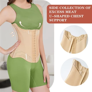 Wechery Body Shaper Corset เอวเทรนเนอร์เข็มขัดกระชับสัดส่วนผู้หญิง Belly Modeling Strap Shapewear Girdle