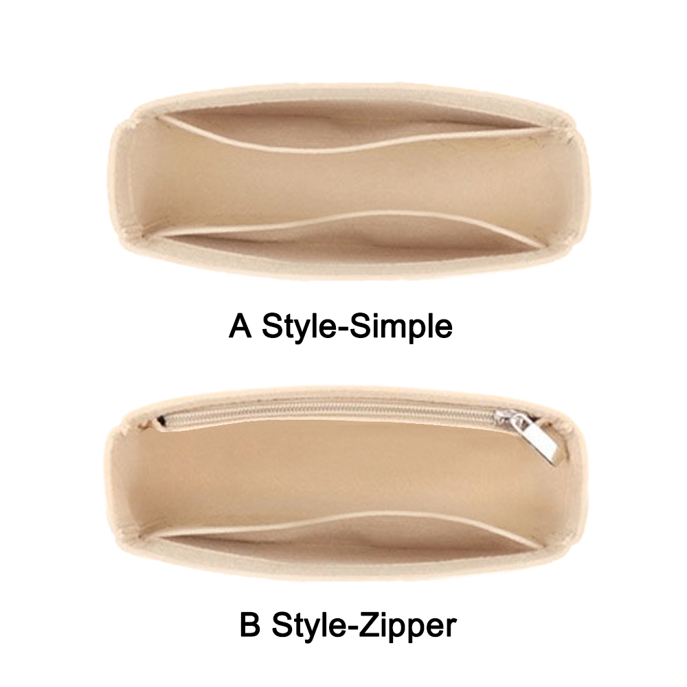 BNGIN Premium Felt Insert Bag for Mini/M/L Shoulder Bags - Shape Enhancer & Organizer Tray | เหมาะกับกระเป๋าใต้วงแขน SOFT Mini ML Poing Cloud  | อุปกรณ์เสริมซับทนทาน - รูปที่ 2