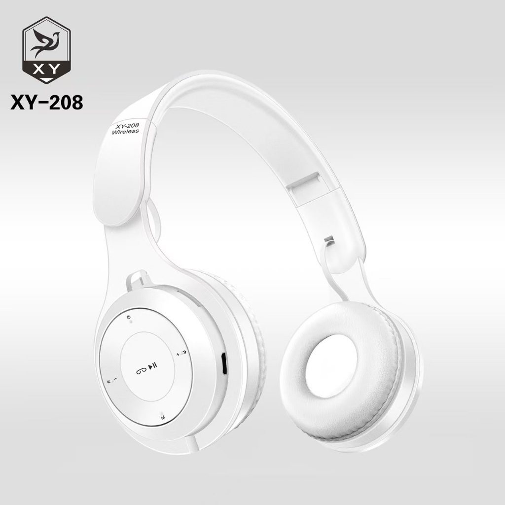 หูฟัง  หูฟังบลูทูธไร้สายที่สามารถพับได้และมีราคาถูก! bluetooth earphone headphone สีขาวแบบบริสุทธิ์, หูฟังสำหรับกีฬา, เสียงที่ยอดเยี่ยม, มีความทนต่อน้ำระดับ IPX5, ของขวัญ