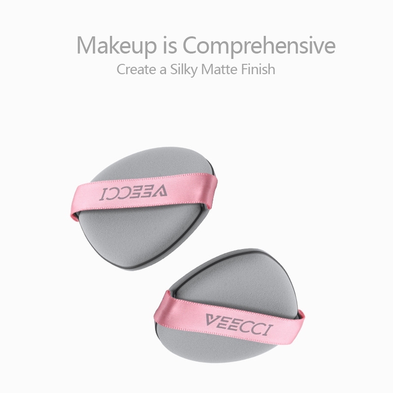 VEECCI หมอนพัฟซุปเปอร์อ่อนไอน้ำดูดฝ้ายเครื่องมือแต่งหน้า - รูปที่ 5
