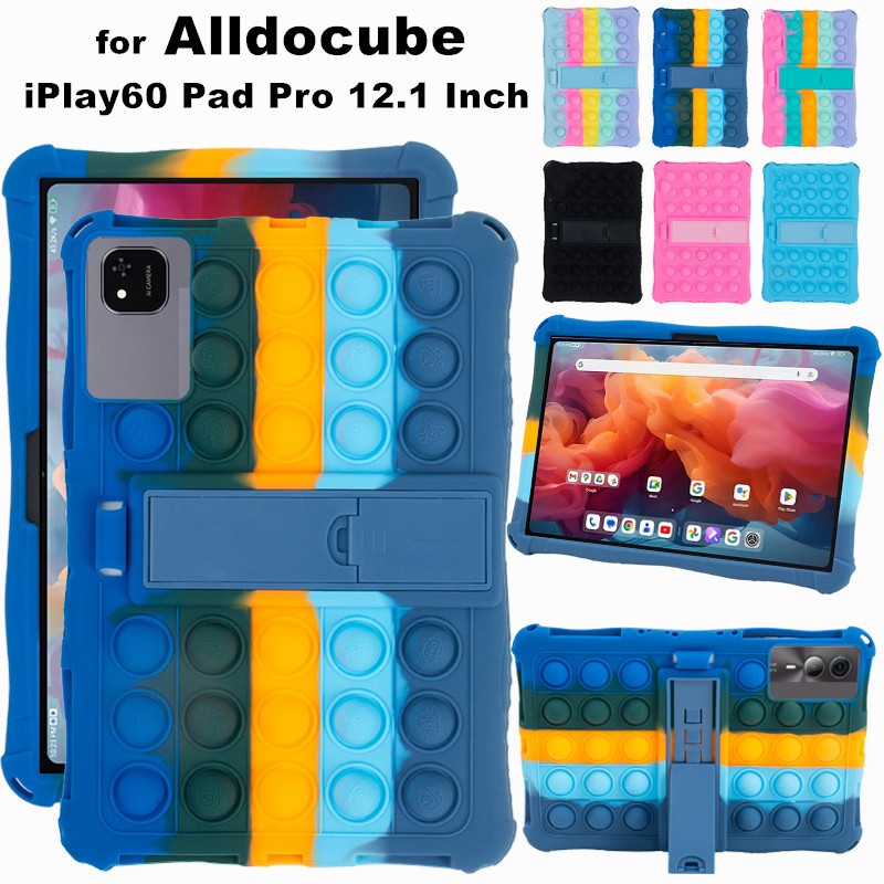 for Alldocube iPlay 60 Pad Pro 12.1 Inch Tablet Case Ajustable Stand Cover Tablet Soft Silicone Push