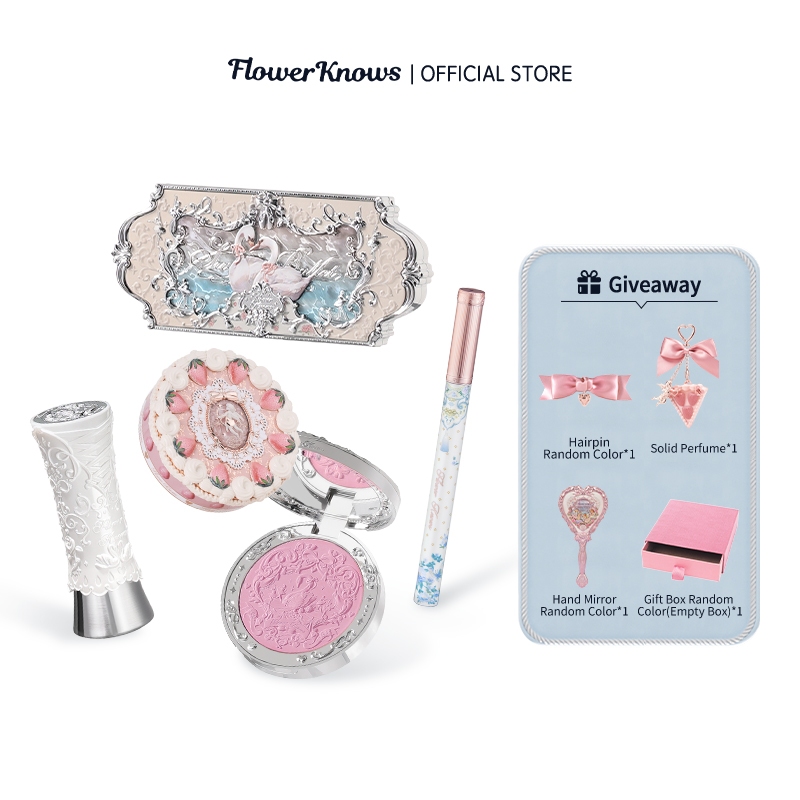 Flower Knows Gift Set ลิปสติก บลัชออน อายแชโดว์ Make up Set