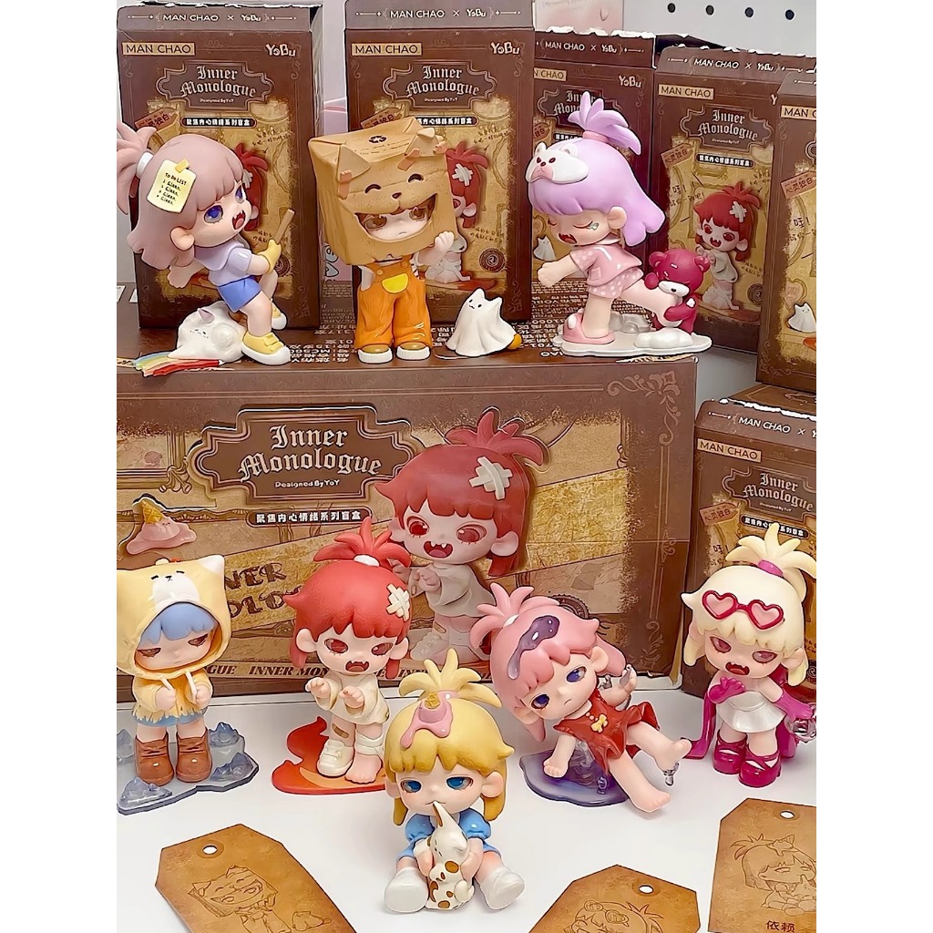 🚚ส่งภายใน 24 ชั่วโมง🚚 💯YOBU Generation Mind Talk หนึ่งเดียว Blind box