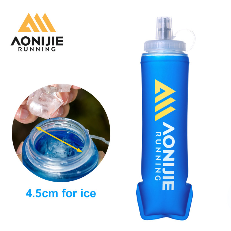 Aonijie SD72 Soft Flask 500ml BPA-ฟรีพับ TPU ขวดน้ําสําหรับวิ่งสําหรับมาราธอน Hydration Trail เดินป่าปีนเขา