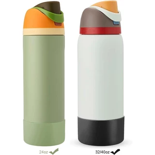 บูทซิลิโคน ใช้ได้กับขวด Owala 24oz 32oz 40oz, ตัวป้องกันด้านล่างกันลื่น