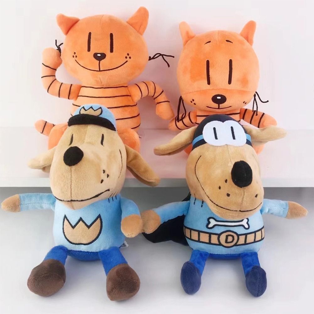 Wpsise ของเล่นตุ๊กตา, Dogman ตุ๊กตาการ์ตูนตุ๊กตายัดไส้, ฟิกเกอร์สัตว์ซีรีส์ผจญภัยสุนัขน่ารัก