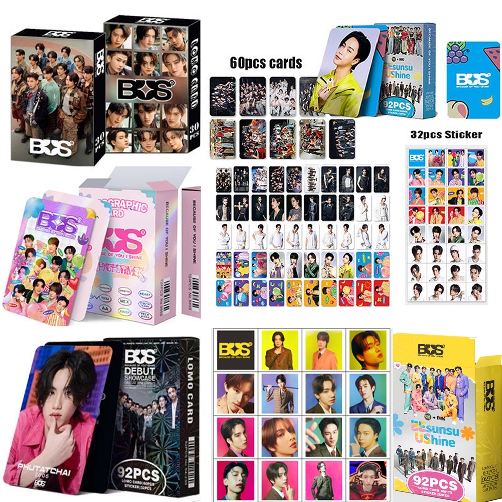 Bus 124 ชิ้น/กล่อง LOMO การ์ด Bus photocard 420 ชิ้น marckris ทองแดง peemwasu หัวใจ nex สติกเกอร์รถบ