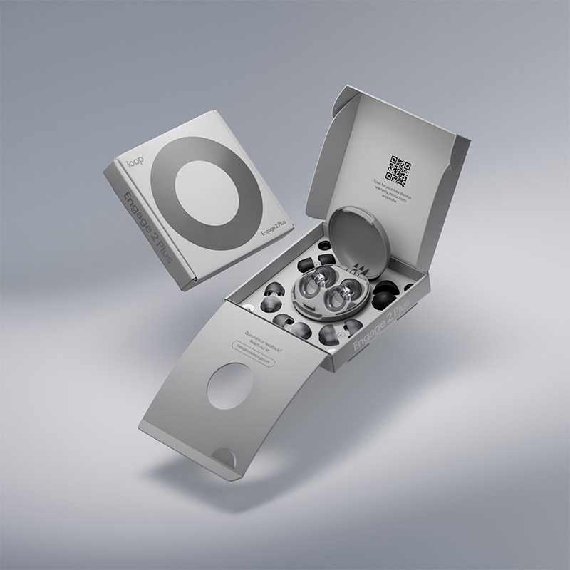 Loop Engage 2 Plus - ที่อุดหูลดเสียงรบกวน ความเที่ยงตรงสูง (16 + 9 dB) สําหรับการประชุมทางสังคม การสนทนา การปกครอง และการรบกวน - การออกแบบที่มีสไตล์ - โฟมหรือซิลิโคน กันเสียง ที่อุดหู จุกอุดหู - รูปที่ 5