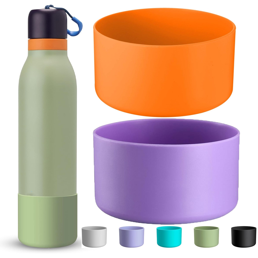 Owala boot ซิลิโคน Boot สําหรับ Owala FreeSip Twist ขวดน้ํา 24oz ที่ใช้งานได้ Anti-Slip แขนป้องกันสํ