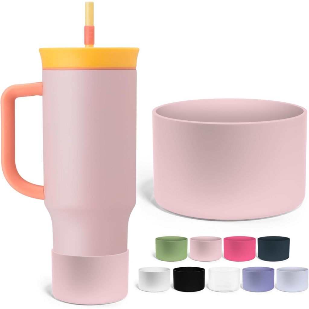 Owala boot 40oz ซิลิโคนสําหรับ Owala Tumbler boot 24oz เหมาะกับ Handle Tumbler Anti-Slip Boot ป้องกั