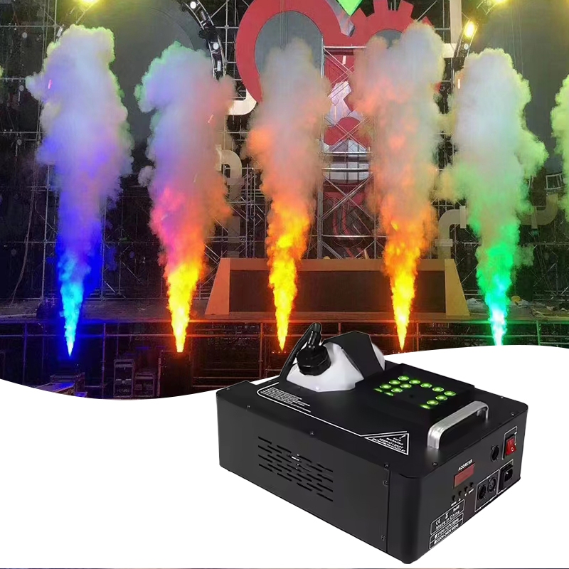 DMX/รีโมทคอนโทรล Air คอลัมน์เครื่อง 1500W LED แนวตั้งควันเครื่องเหมาะสําหรับงานแต่งงาน DJ Stage Part