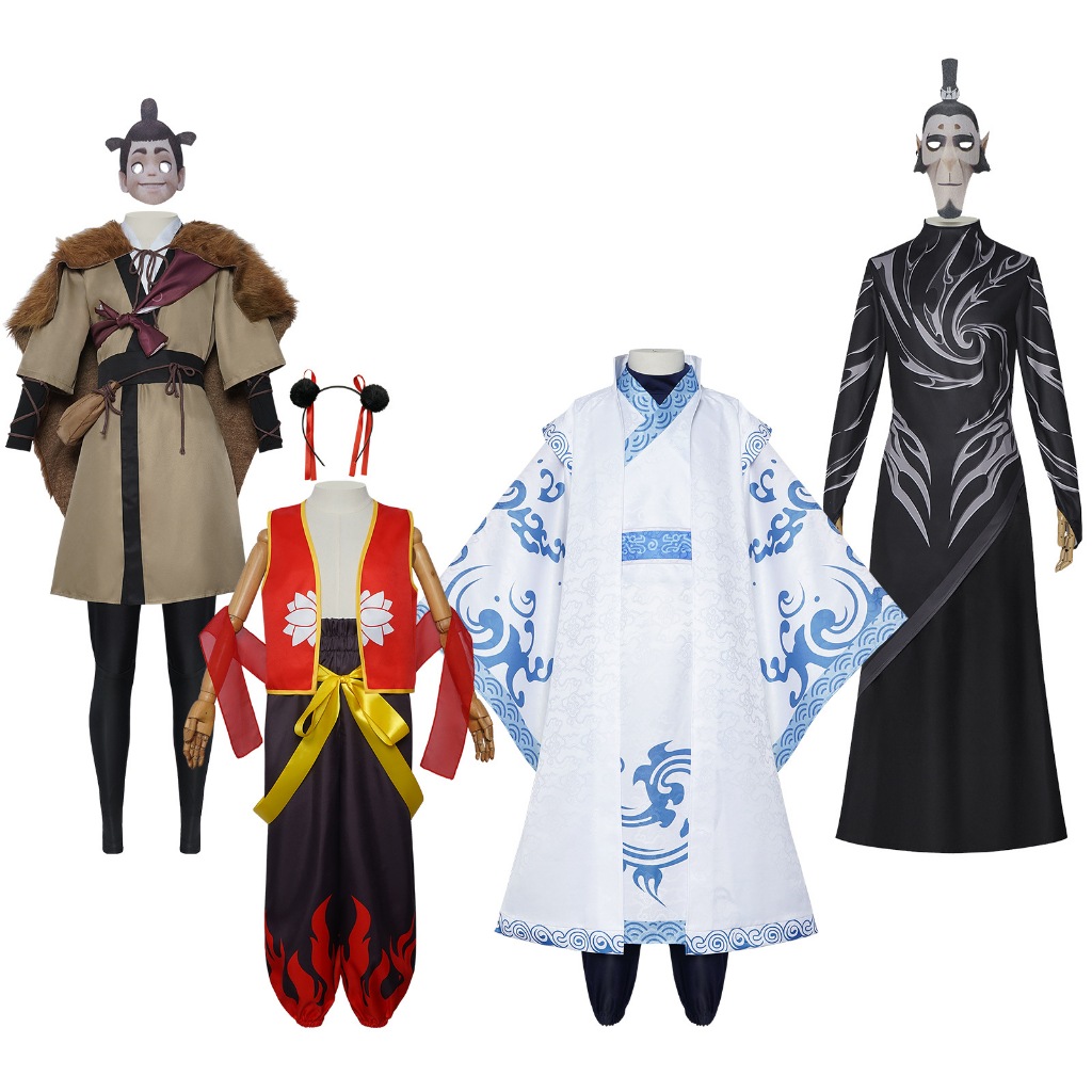 Aobing เครื่องแต่งกายสําหรับเด็กผู้ใหญ่, Nezha Shen Gongbao Aobing คอสเพลย์ชุดสําหรับเด็กผู้หญิงฮาโล