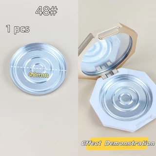 บลัชออนไฮไลท์รองพื้นกดชุดเครื่องมือ ทําเอง สี่เหลี่ยมอายแชโดว์จานเหล็กรีฟิลรอบจานอลูมิเนียมรีฟิล