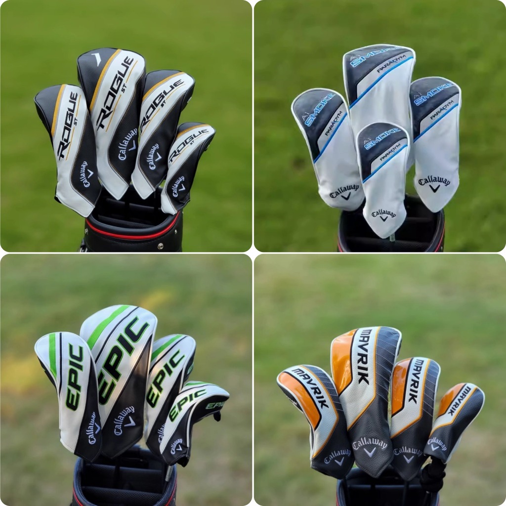 Callaway Golf Club cover Golf Wood cover Golf Hybrid PU Leather Golf head cover Hybrid head cover