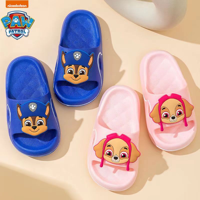 paw patrol รองเท้าแตะลําลอง พื้นนิ่ม กันลื่น เหมาะกับใส่ในบ้าน แฟชั่นฤดูร้อน สําหรับเด็ก