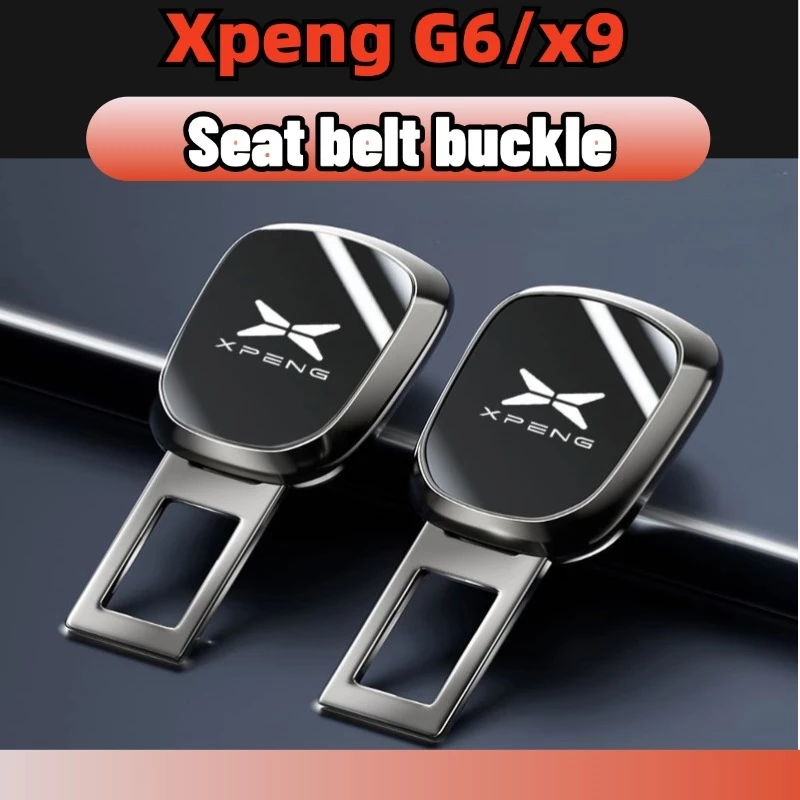Xpeng g6/x9 คลิปหัวเข็มขัดนิรภัยรถยนต์ หัวเสียบเข็มขัดรถยนต์ หัวเข็มขัดนิรภัยรถยนต์ ปรับได้ แบบโลหะผสมสังกะสี accessories
