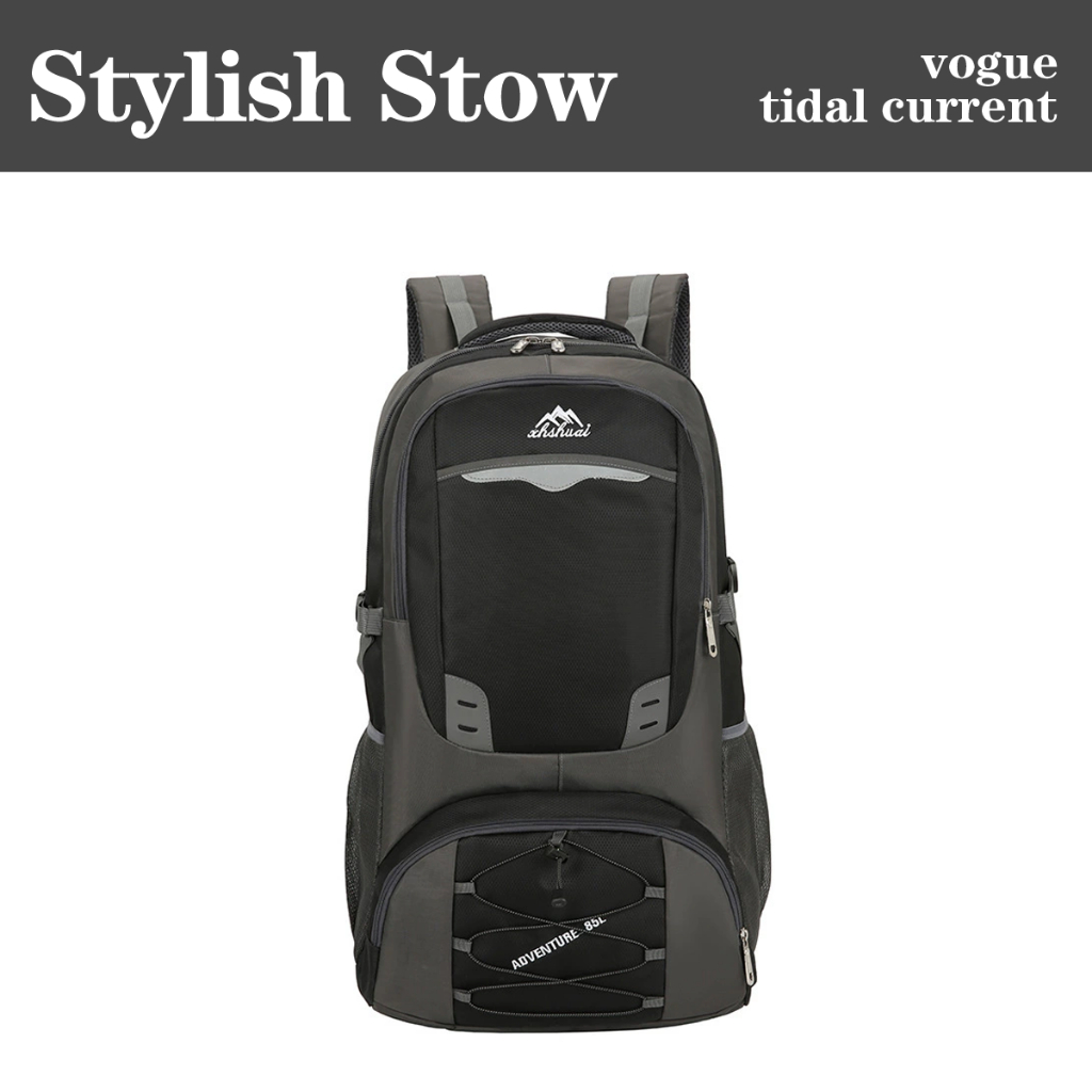 กระเป๋าเดินป่าขนาดใหญ่สำหรับปีนเขาและเดินทาง 60L 85L