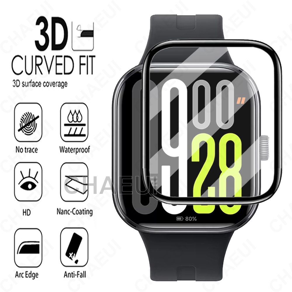 ฟิล์มกันรอยหน้าจอแบบเต็มหน้าจอสําหรับ Redmi Watch 6 5 Active 4 3 2 Lite / Mi Watch Lite / Poco Watch