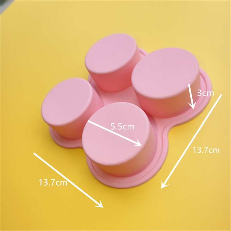 แม่พิมพ์ทรงกระบอกแม่พิมพ์ซิลิโคนขนาดเล็กขนาดใหญ่ทรงกระบอกแม่พิมพ์ช็อคโกแลตแม่พิมพ์เค้กแม่พิมพ์ขนม - รูปที่ 6