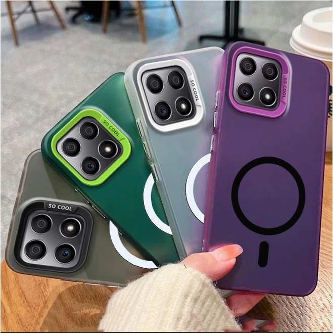 สําหรับ Huawei Honor X8B X5B X5B Plus Case Casing Cover พร้อมสติ๊กเกอร์ชาร์จไร้สายแม่เหล็ก