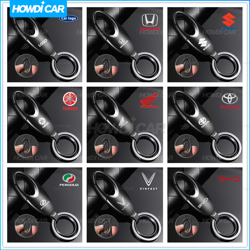 Water-drop ShapeClassical Alloy Metal Key Holder พวงกุญแจสําหรับรถยนต์และรถจักรยานยนต์