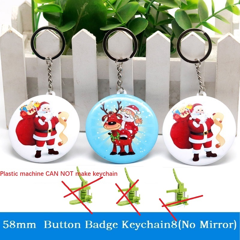 (เครื่องสีเขียวไม่สามารถทําได้) 44 มม.58 มม.ปุ่ม Badge พวงกุญแจปุ่ม badges พวงกุญแจป้ายเปล่าปุ่ม Pins ว่างเปล่า DIY งานฝีมืออะไหล่ Maker