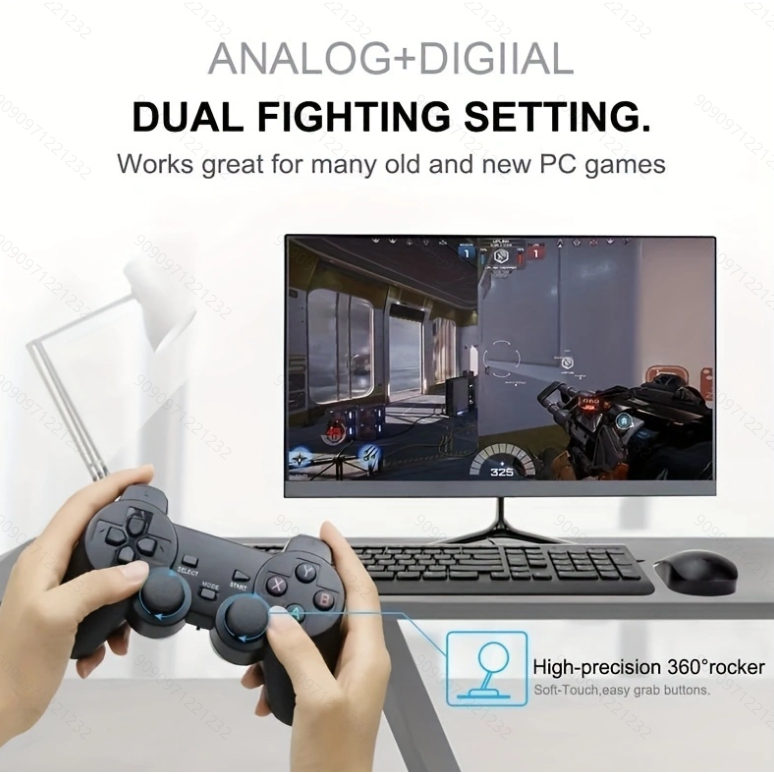 คอนโทรลเลอร์ไร้สาย 2.4G สําหรับ PS3/TV Box/จอยสติ๊กพีซีโทรศัพท์ Android Super Console X Pro ตัวควบคุมเกม