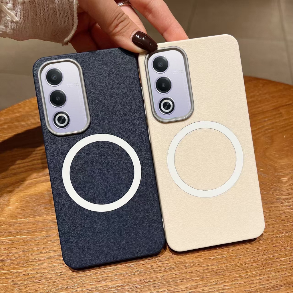 เคส OPPO A3 Pro 5G เคสฝาครอบป้องกันพร้อมสติ๊กเกอร์ชาร์จไร้สายแบบแม่เหล็ก