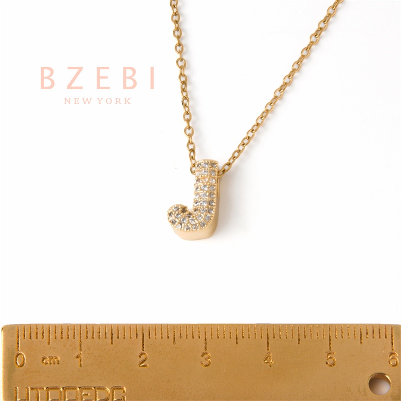 Bzebi สร้อยคอสแตนเลส จี้ชุบทอง 18เค สร้อยคอสไตล์เกาหลี ป้องกันสนิม เครื่องประดับแฟชั่น ผู้หญิง เครื่องประดับพรีเมี่ยม ไม่ซีดจาง ใส่อาบน้ําได้ 1556n ราคา ถูกที่สุด ดีลบีเคเค แกลเลอรีภาพที่ 8