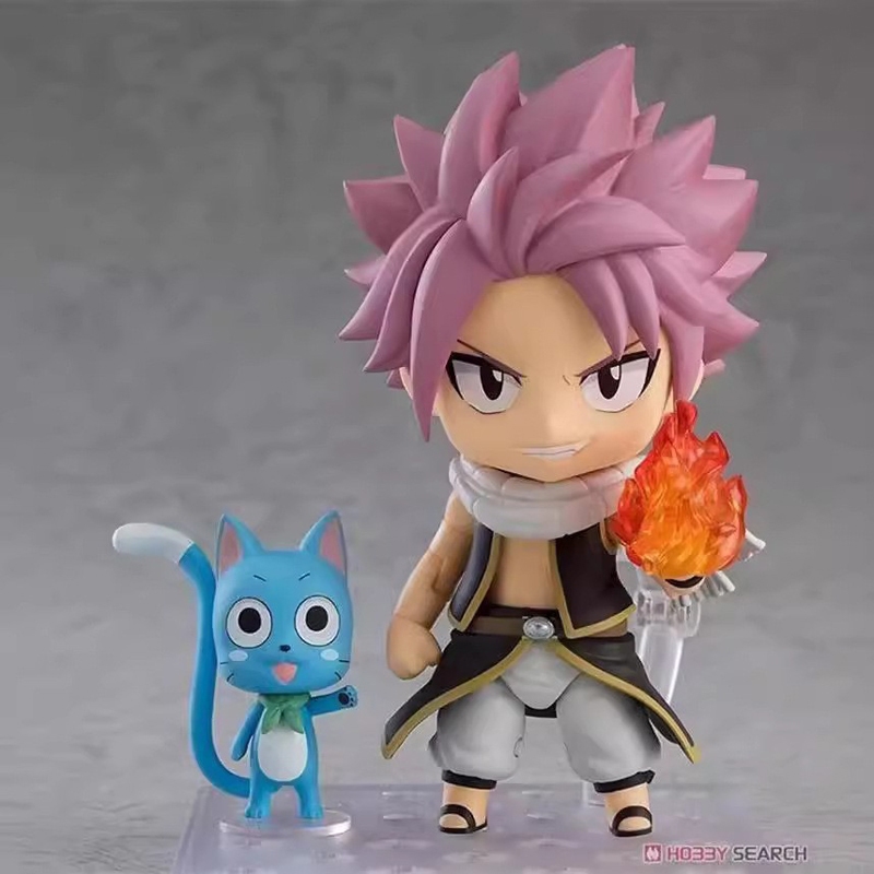 10ซม.ญี่ปุ่นfairy TailอะนิเมะรูปEtheri Natsu Dragneel 1741 Joint Movableเปลี่ยนFaceรุ่นQ PVC Action Figuresตุ๊กตาของเล่น